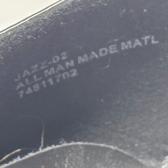 Black Funtasma Patent Platform Block Heel Lace-Up Shoes, Size Large - Picture 6 of 9